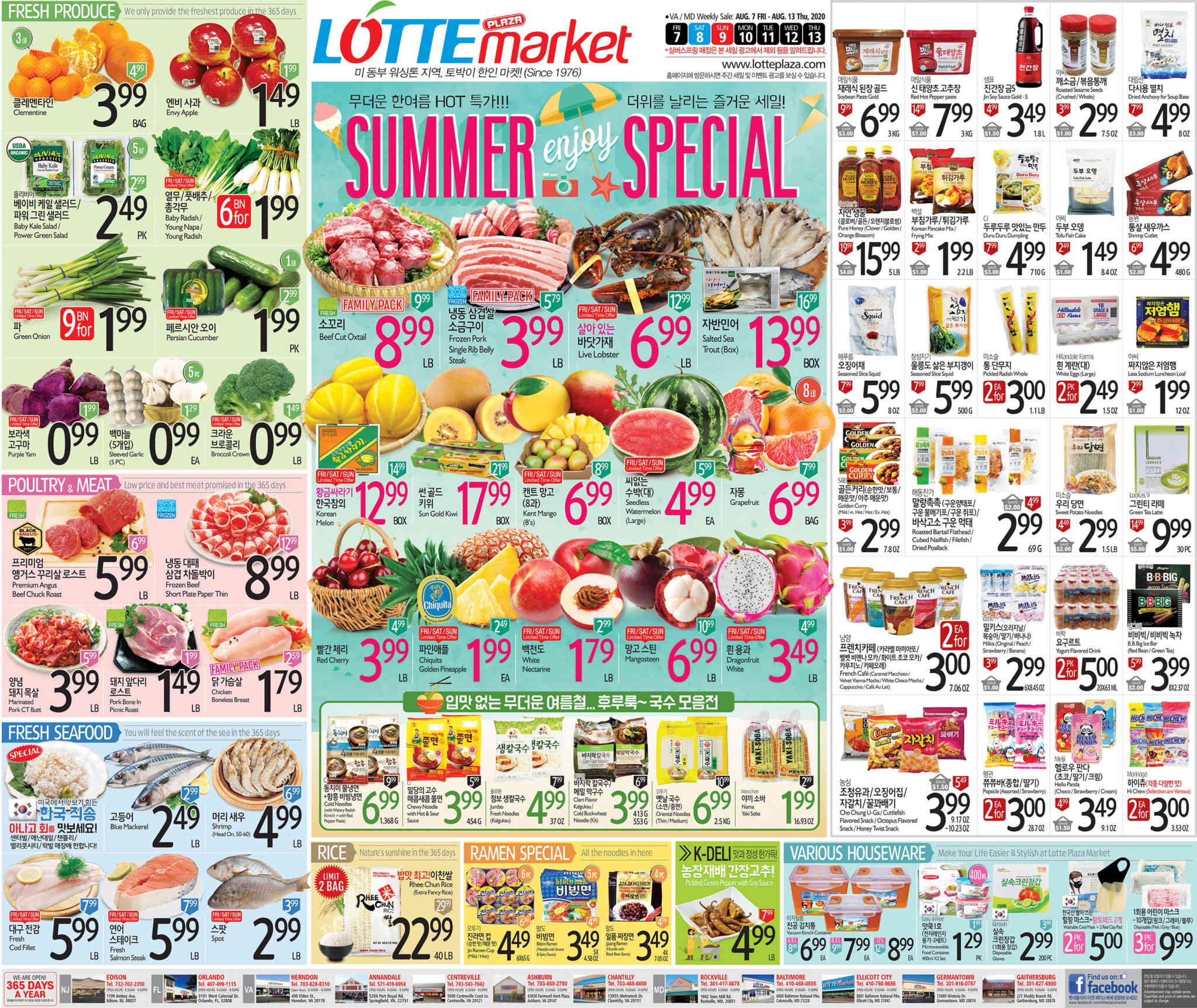 Weekly Sales At Korean Supermarket | Lotte Plaza